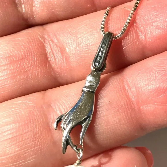 Coin Pearl Sterling Silver Necklace - Picture 4 of 5